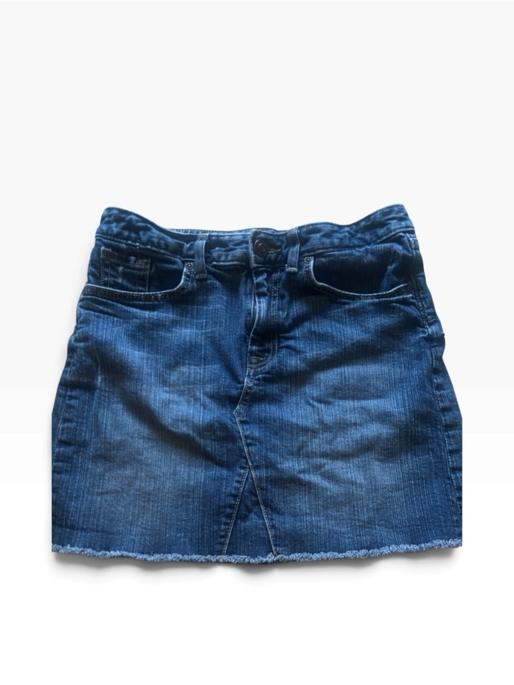 GAP Blue Denim Mini Skirt Size 4 (27)